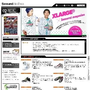 �t�@�b�V�����T�C�g�ySamurai �@Web �@Shop�z