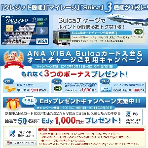 ANA VISA Suica�J�[�h