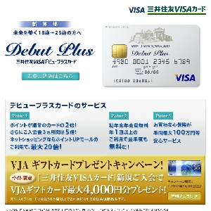 �y�O��Z�FVISA�z�f�r���[�v���X�J�[�h